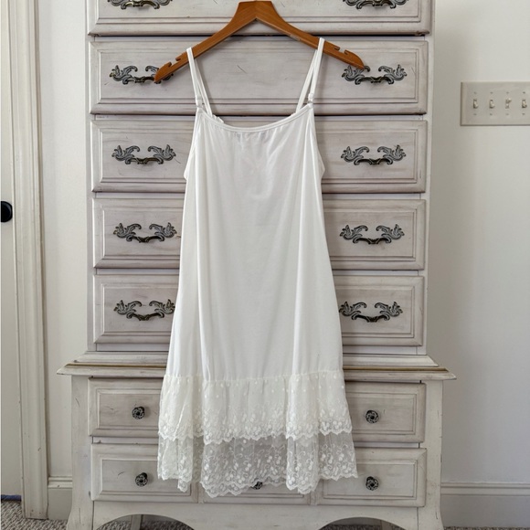 Cream Fairy Lace Slip Dress - Picture 3 of 3